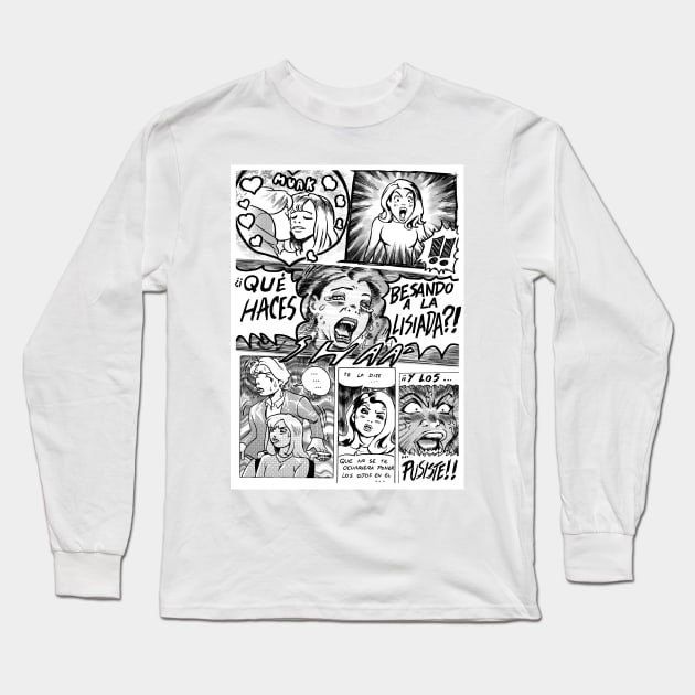 クソ不自由 !! - Maldita lisiada! Long Sleeve T-Shirt by MatiasSotoLopez